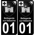 01 Bellegarde-sur-Valserine sticker plate registration city
