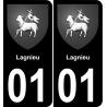 01 Lagnieu adesivo piastra di registrazione city