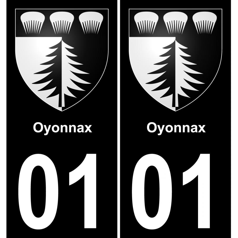 01 Oyonnax-aufkleber plakette ez stadt