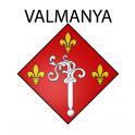 Valmanya 66 ville sticker blason écusson autocollant adhésif