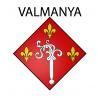 Valmanya 66 ville sticker blason écusson autocollant adhésif
