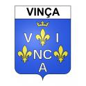 Stickers coat of arms Vinça adhesive sticker
