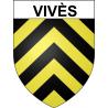 Vivès Sticker wappen, gelsenkirchen, augsburg, klebender aufkleber