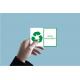 Information recyclage environnement verre uniquement autocollant sticker logo370