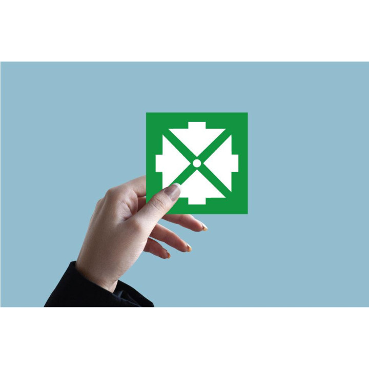 logo groland sticker adhesive sticker GRD