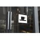 Information Cafeteria restauration cantine autocollant sticker logo697