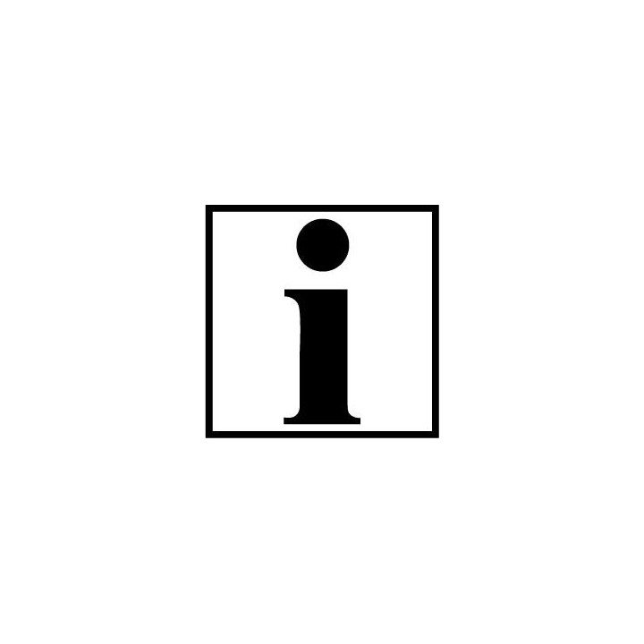 Information i logo indication renseignement autocollant sticker logo68