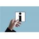 Information i logo indication renseignement autocollant sticker logo68