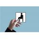 Information salle d'attente indication autocollant sticker logo63