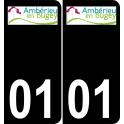 01 Ambérieu-en-Bugey-logo aufkleber plakette ez stadt