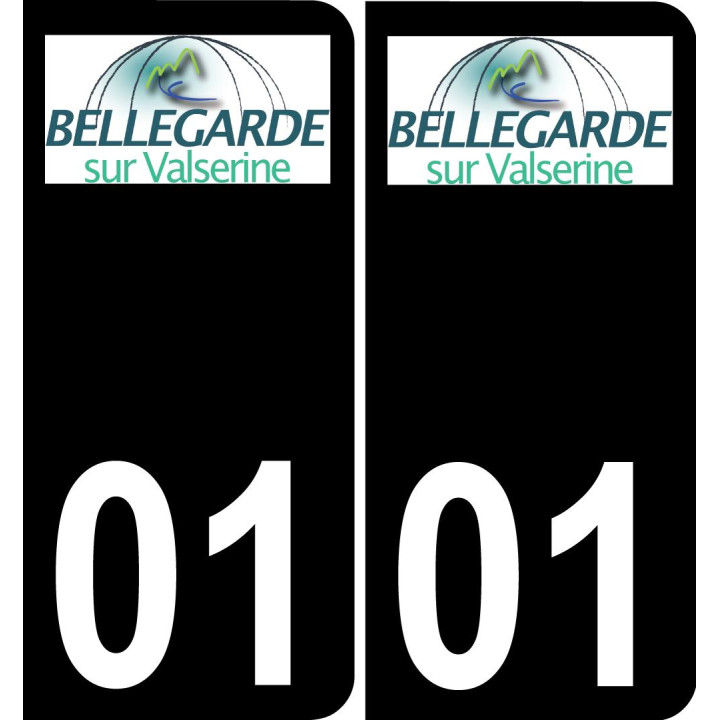 01 Bellegarde-sur-Valserine-logo aufkleber plakette ez stadt