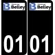 64 Pau logo autocollant plaque immatriculation auto ville sticker