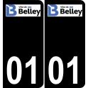 64 Pau logo autocollant plaque immatriculation auto ville sticker