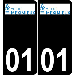 01 Meximieux-logo aufkleber plakette ez stadt