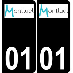01 Montluel-logo aufkleber plakette ez stadt