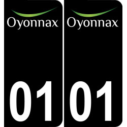 01 Oyonnax-logo aufkleber plakette ez stadt