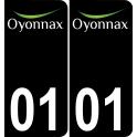 01 Oyonnax logo sticker plate registration city