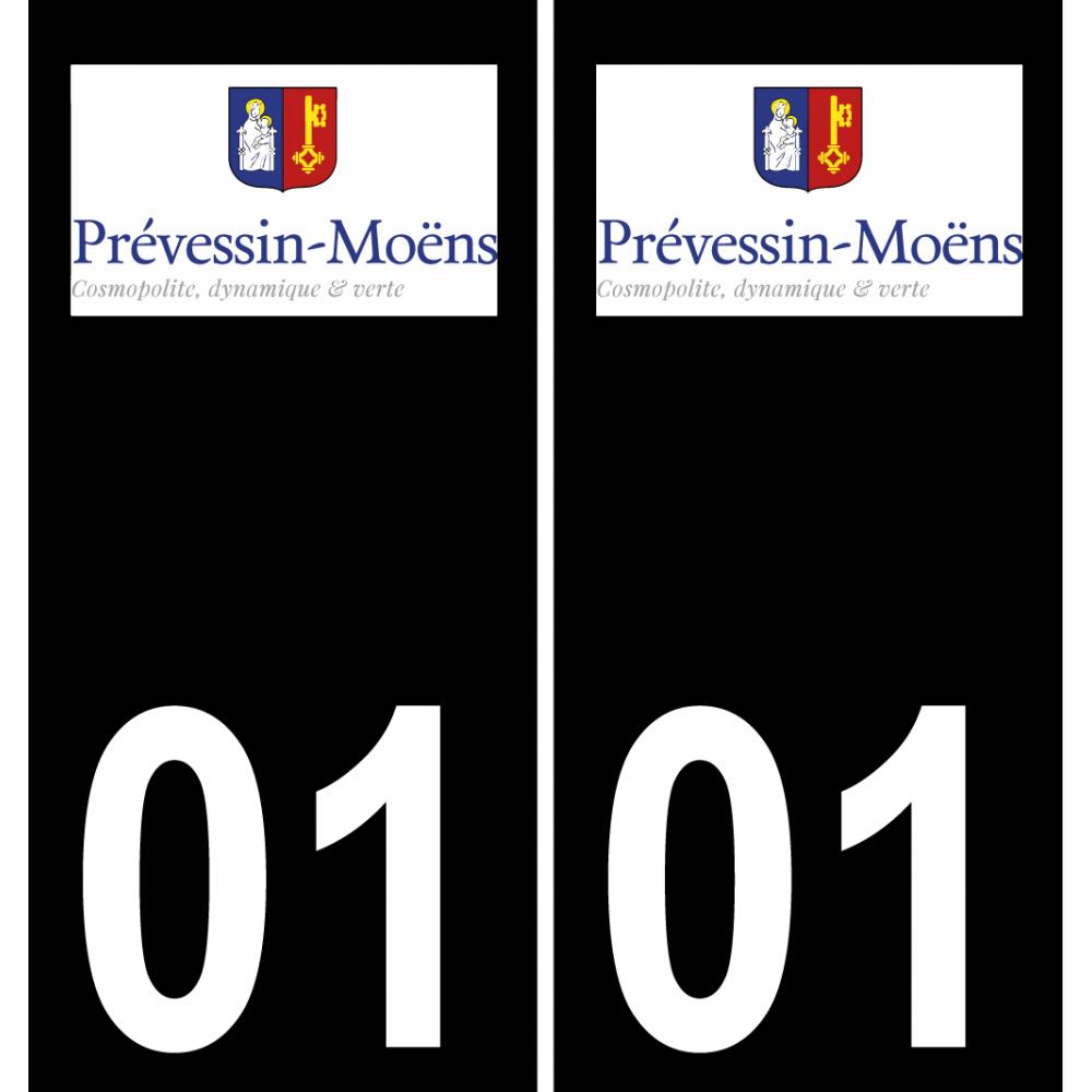 01 Prévessin-Moëns-logo aufkleber plakette ez stadt