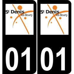 01 saint-denis-les-bourg-logo aufkleber plakette ez stadt