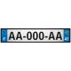 64 Pau autocollant sticker plaque immatriculation auto ville