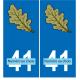 64 Pau adesivo piastra di registrazione city