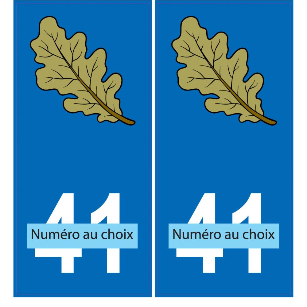 Feuille de chêne volante plaque choix voiture arbre autocollant sticker logo47