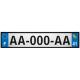 Feuille de chêne volante plaque choix voiture arbre autocollant sticker logo47