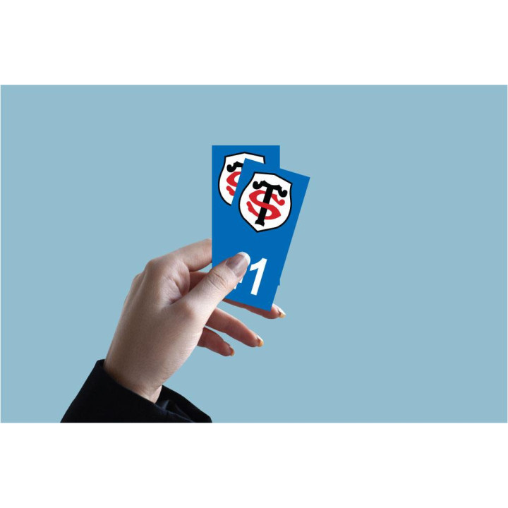 64 Pau-aufkleber plakette ez stadt