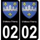 02 Château-Thierry adesivo piastra di registrazione city