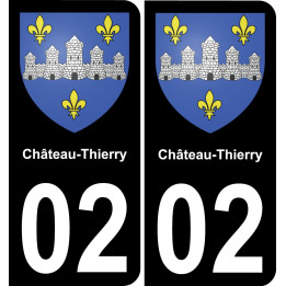 02 Château-Thierry-aufkleber plakette ez stadt