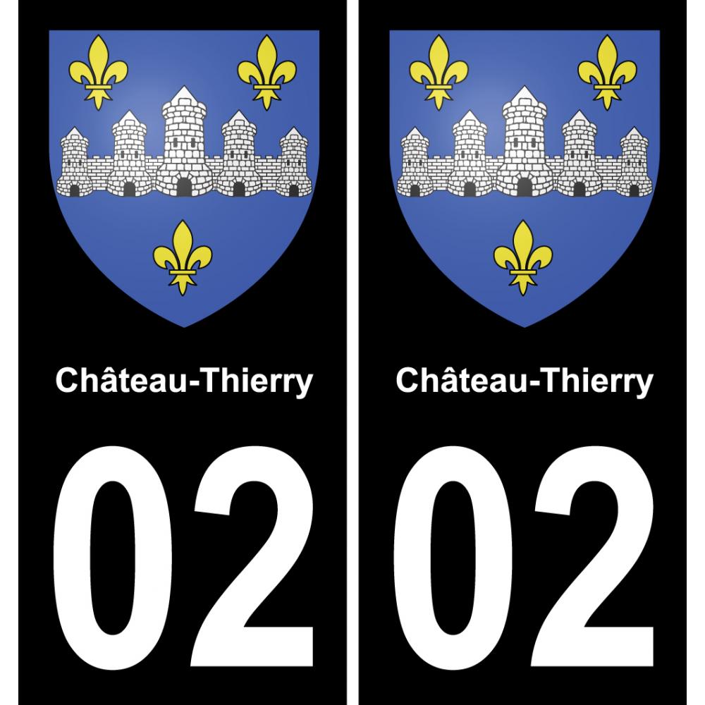 02 Château-Thierry adesivo piastra di registrazione city