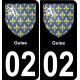 02 Guise sticker plate registration city