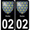 02 Guise sticker plate registration city