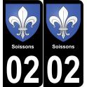 02 Soissons sticker plate registration city