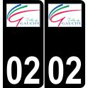 02 Gauchy logo sticker plate registration city