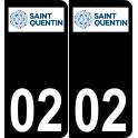 64 Pau logo autocollant plaque immatriculation auto ville sticker