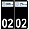 02 Saint-Quentin-logo aufkleber plakette ez stadt