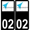 02 Tergnier logo sticker plate registration city