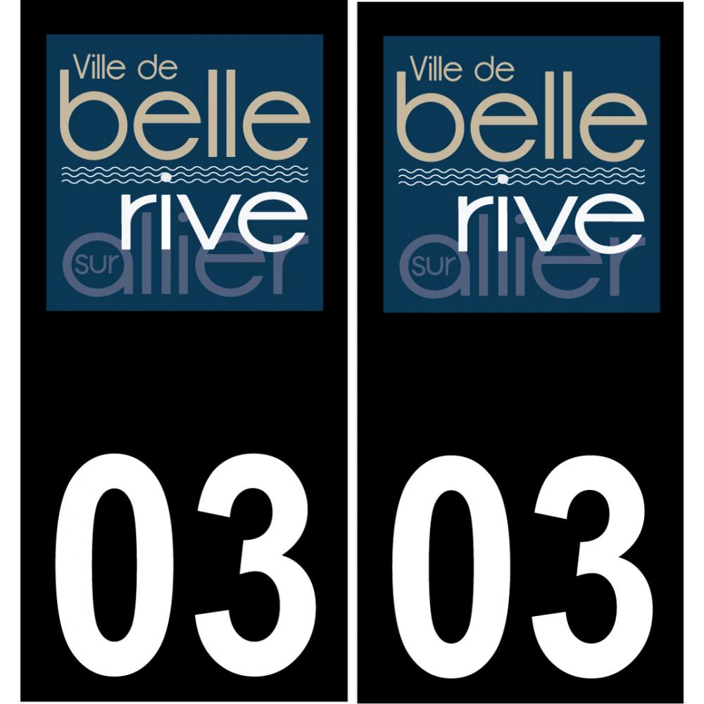 03 Bellerive-sur-Allier logo adesivo piastra di registrazione city