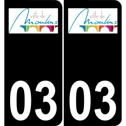 03 Moulins logo sticker plate registration city
