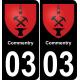 03 Commentry sticker plate registration city