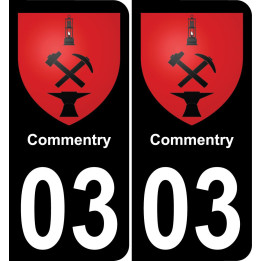 03 Commentry sticker plate registration city