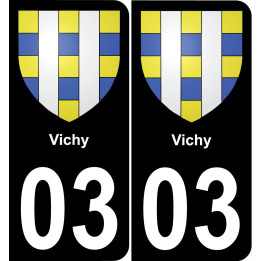 03 Vichy-aufkleber plakette ez stadt