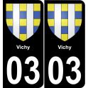 03 Vichy-aufkleber plakette ez stadt