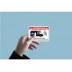 Alarme camping-car Attention système géolocalisation GPS autocollant voiture auto sticker logo598