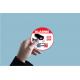 Alarme gendarmerie système protection 24h/24h camera vidéo surveillance ordre autocollant sticker logo47
