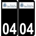 64 Pau logo autocollant plaque immatriculation auto ville sticker