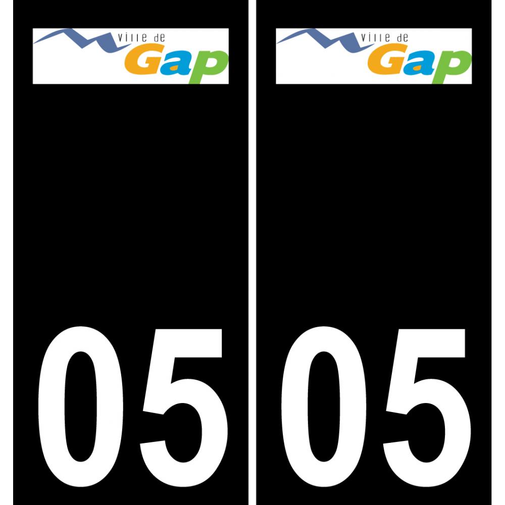 64 Pau logo autocollant plaque immatriculation auto ville sticker