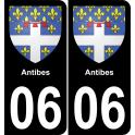 64 Pau autocollant sticker plaque immatriculation auto ville