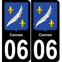 06 Cannes-aufkleber plakette ez stadt